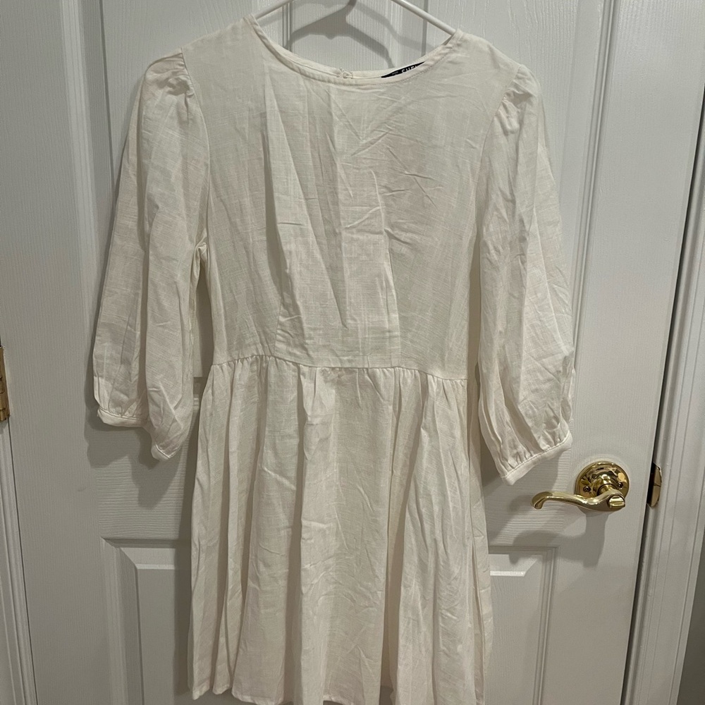 SHEIN Cream Dress